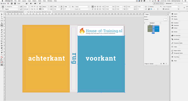 VII - InDesign - Pagina's en Stramienen VII - InDesign - Pagina's en Stramienen